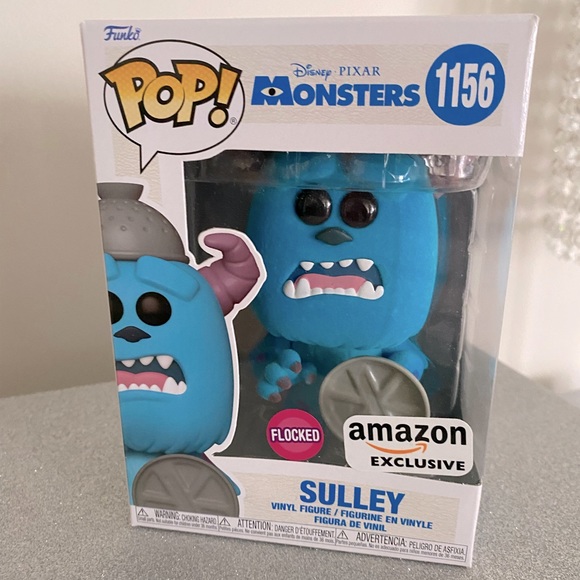 Funko Other - Funko Pop! Disney: Monster's - Sulley #1156 (Flocked) Amazon Exclusive